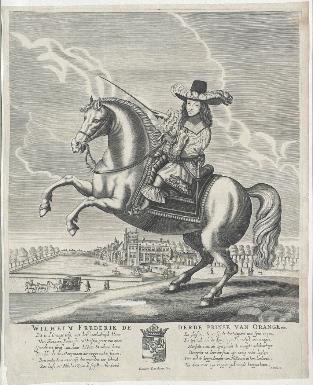 Koning van Engeland Wilhelm III door Artist Unknown