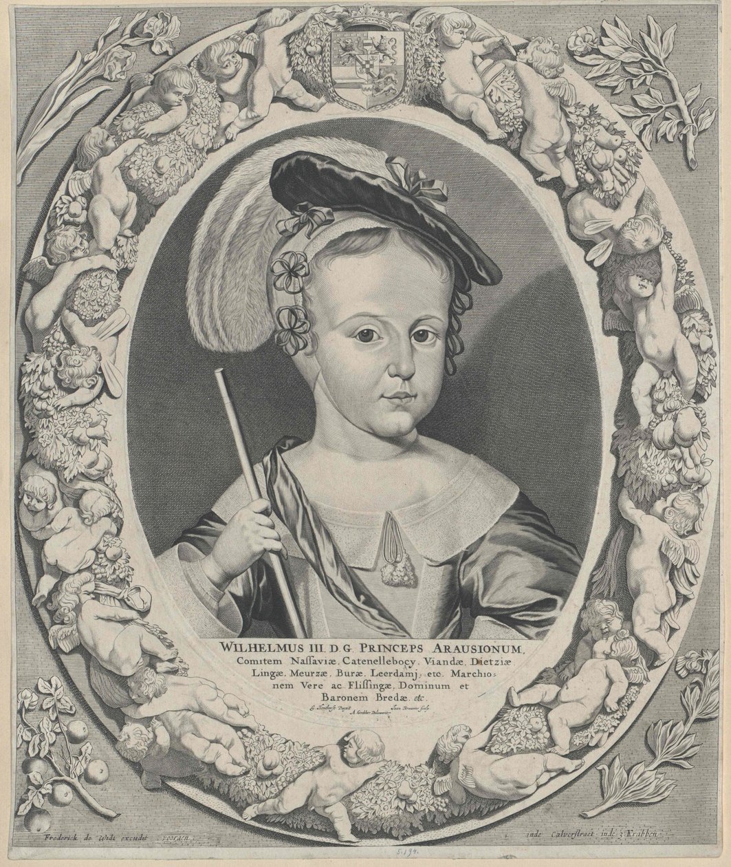 Koning van Engeland Willem III door Artist Unknown