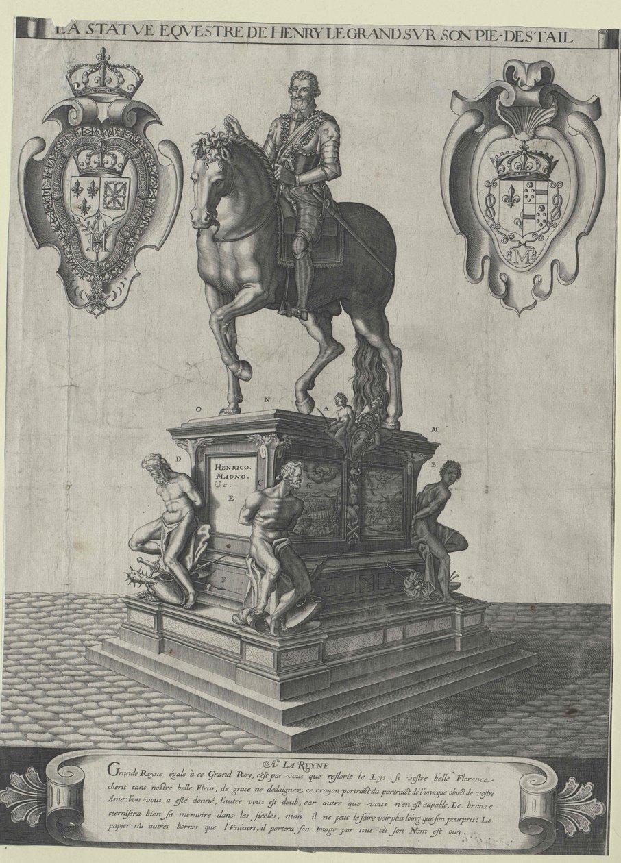 Koning van Frankrijk Hendrik IV door Artist Unknown