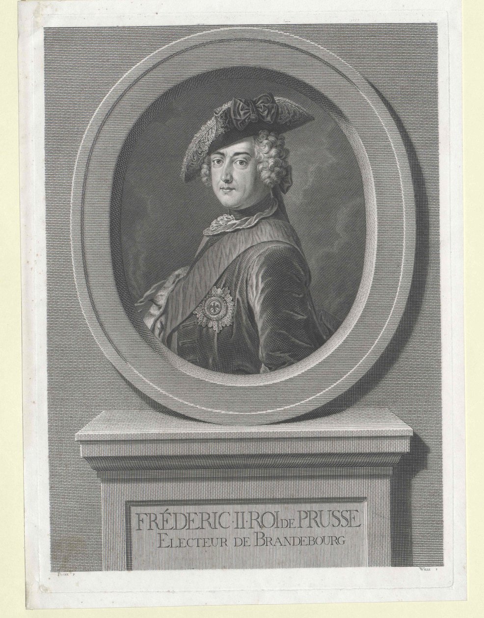 Koning van Pruisen Frederik II door Artist Unknown