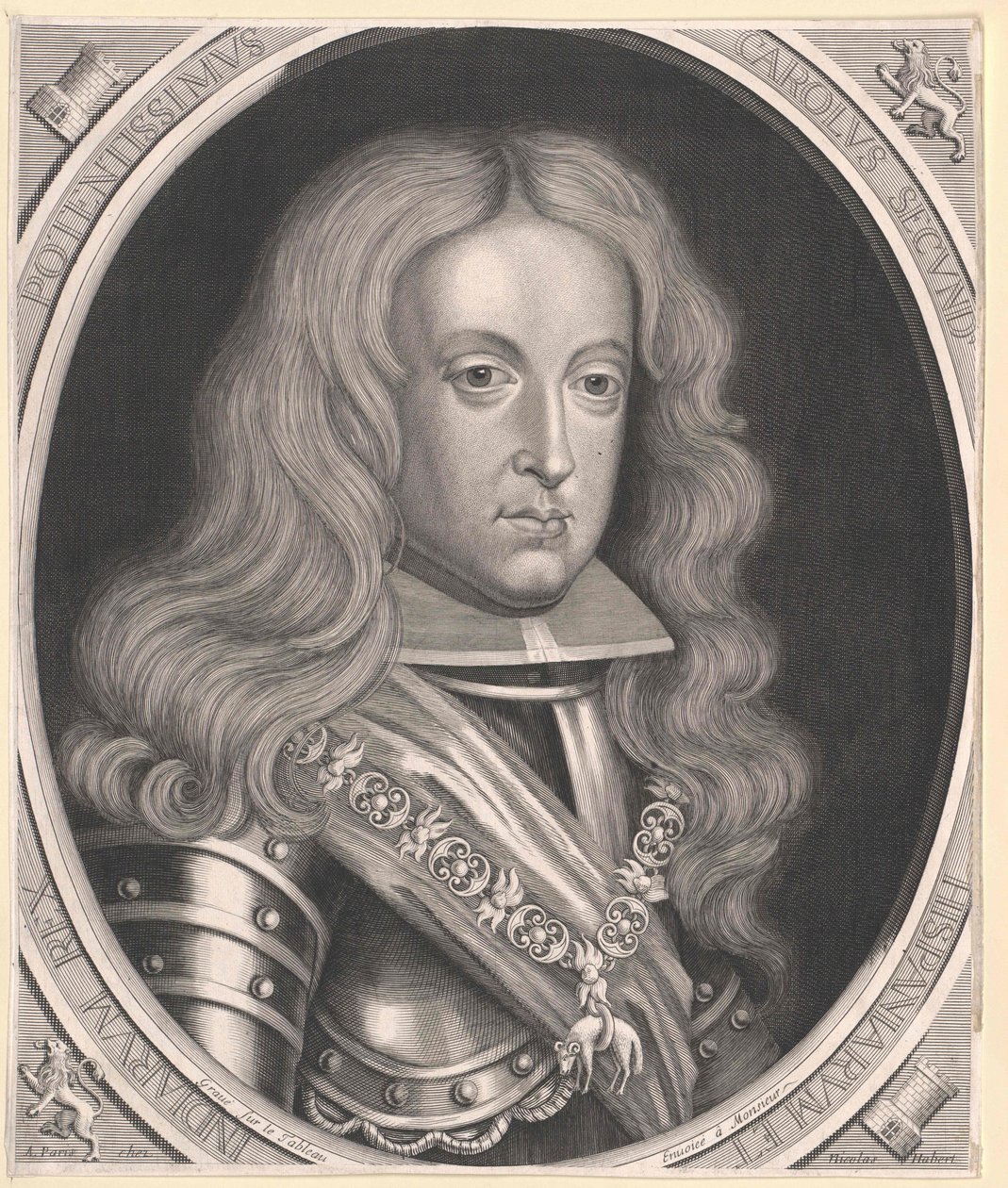 Koning van Spanje Karel II door Artist Unknown