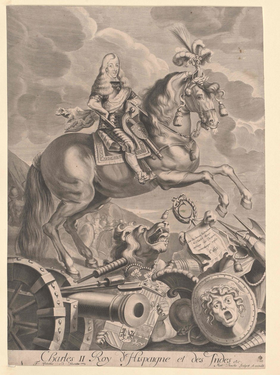 Koning van Spanje Karel II door Artist Unknown