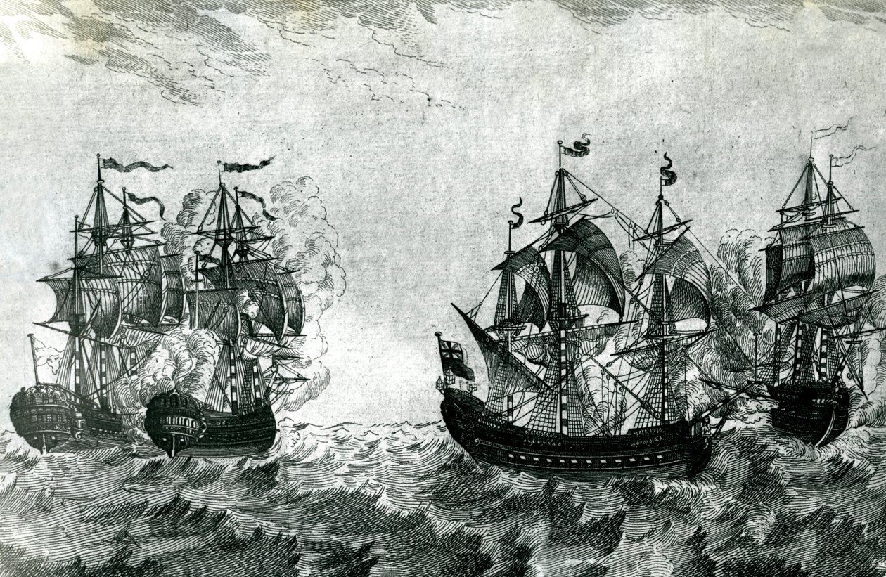 Le Maure nadert de Ruby: De Achilles in gevecht met de Koninklijke Eik (gravure) door Artist Unknown