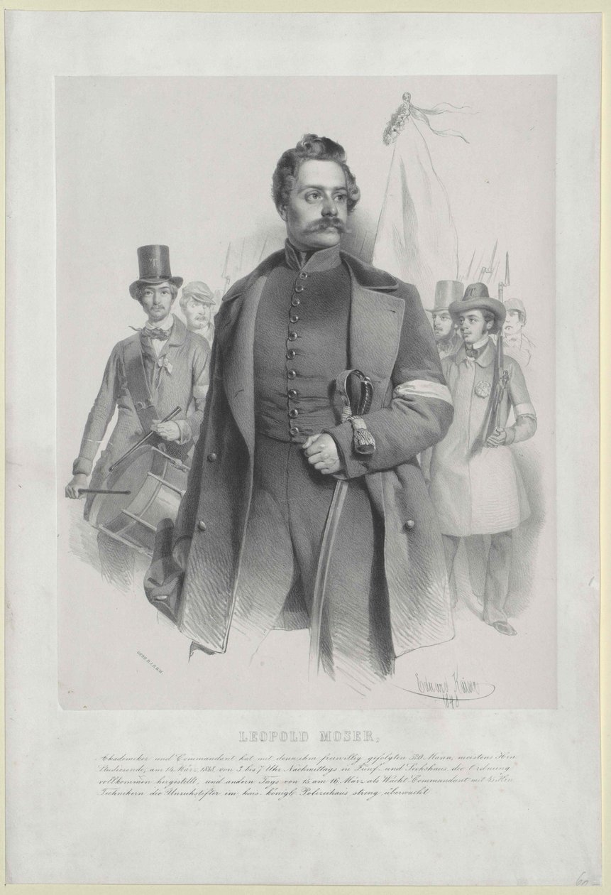 Leopold Moser door Artist Unknown