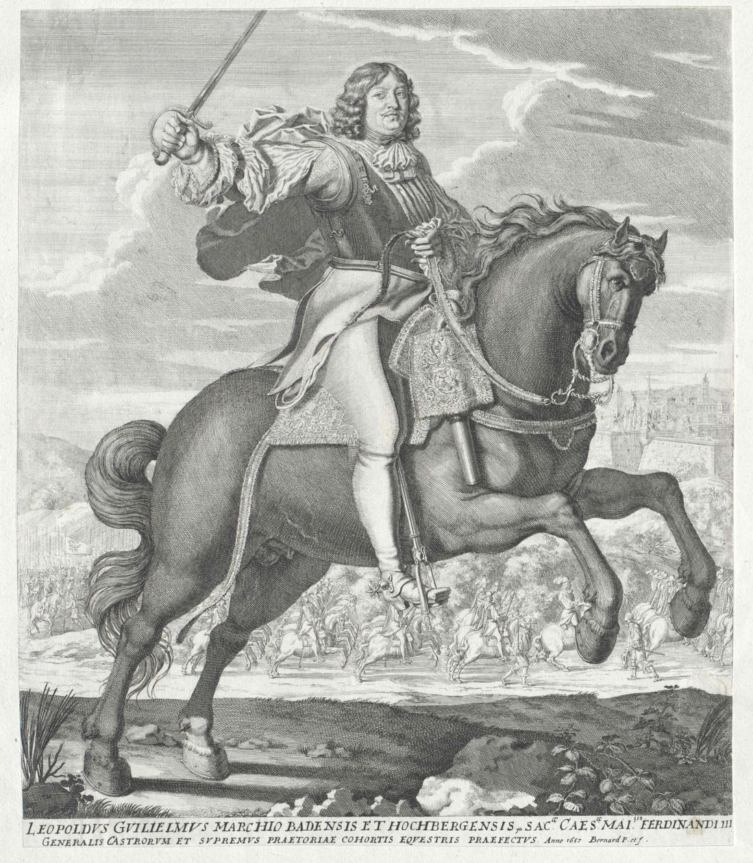 Leopold Wilhelm I van Baden-Baden door Artist Unknown