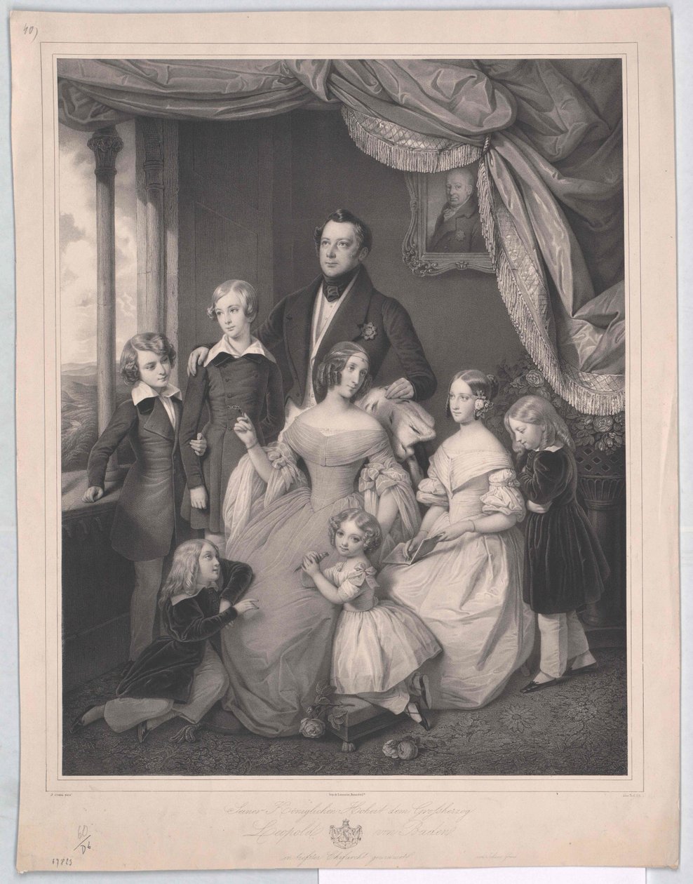 Leopold van Baden door Artist Unknown