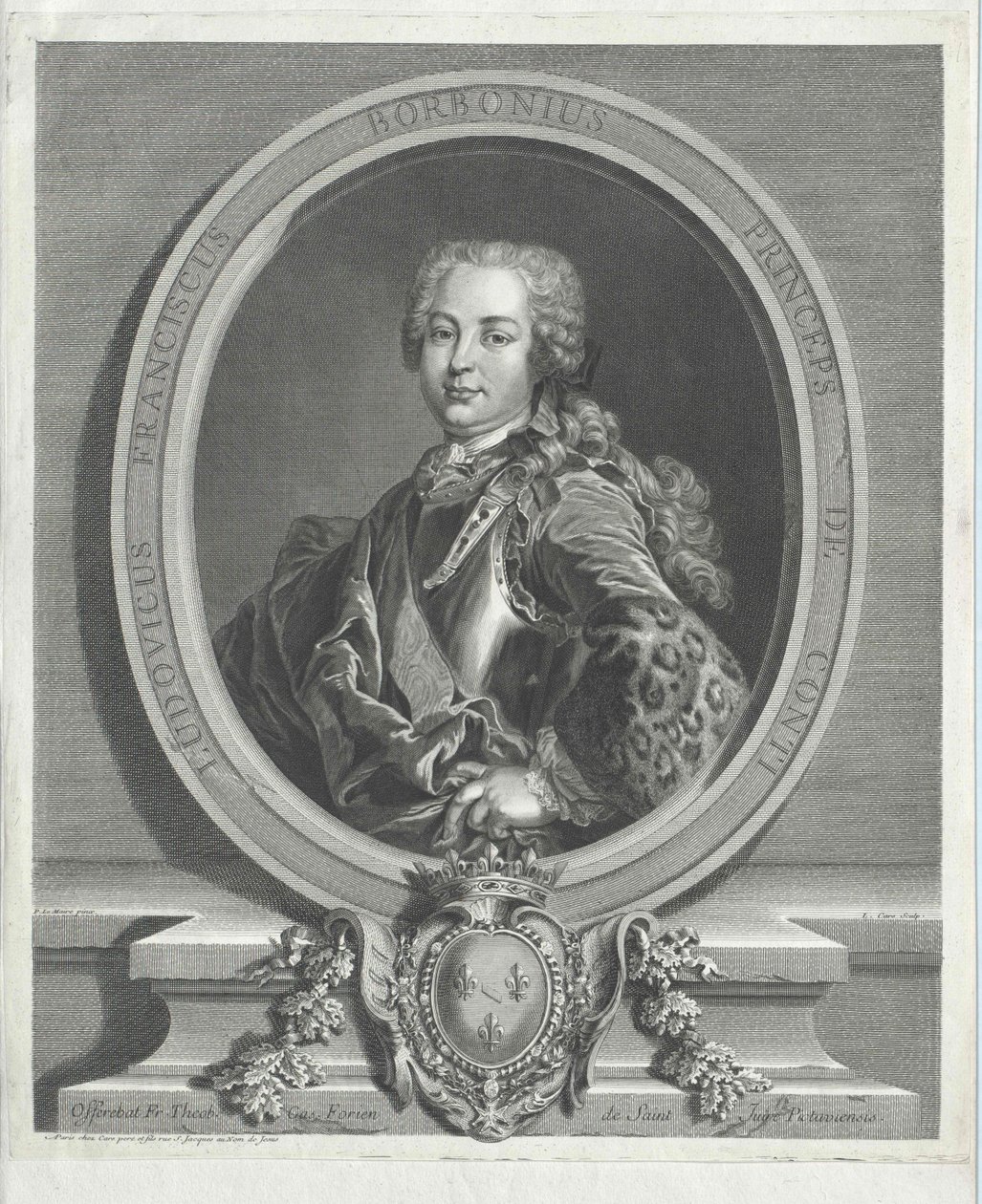 Ludwig Franz hertog Conty door Artist Unknown