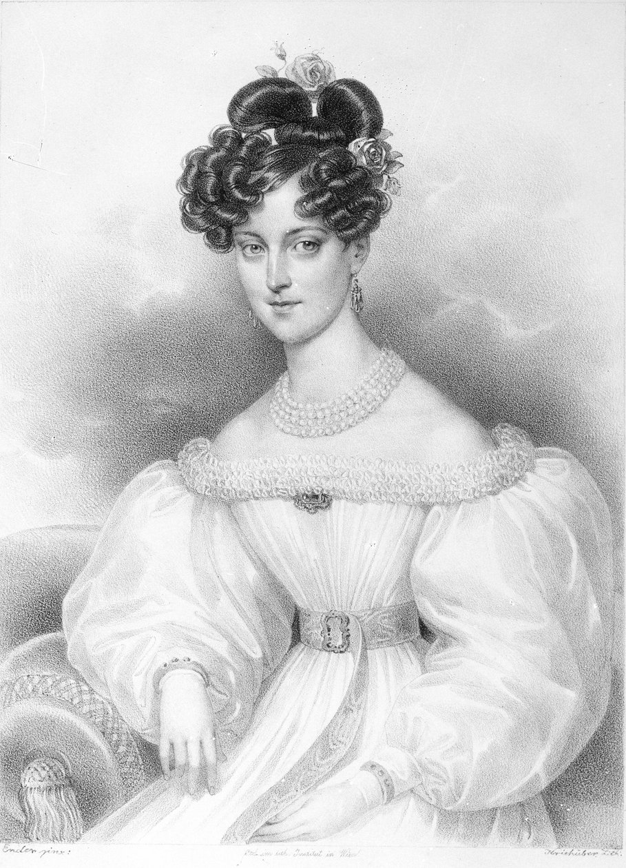 Marie Charlotte barones van +1841 Kerpen door Artist Unknown