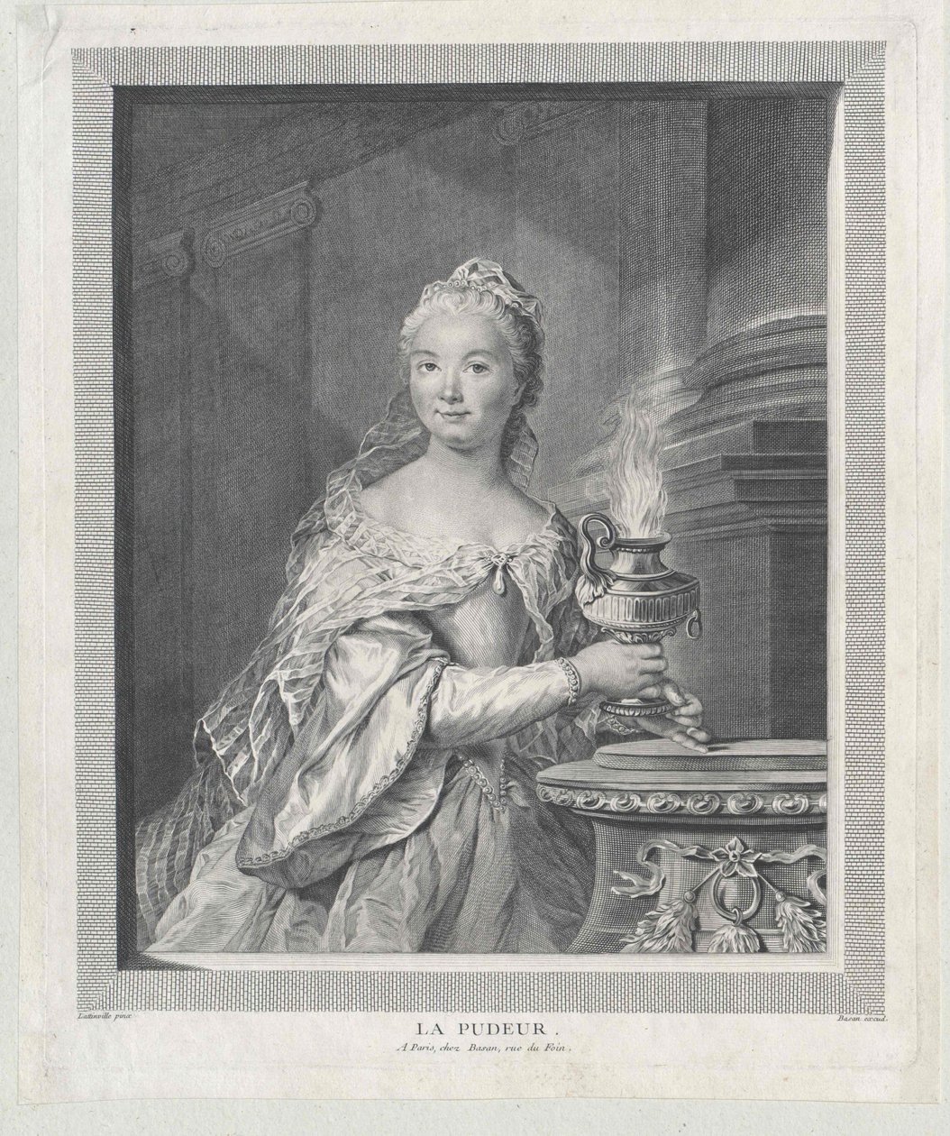 Marie Diane Antoinette de Rosset de Rocozel de Fleury door Artist Unknown