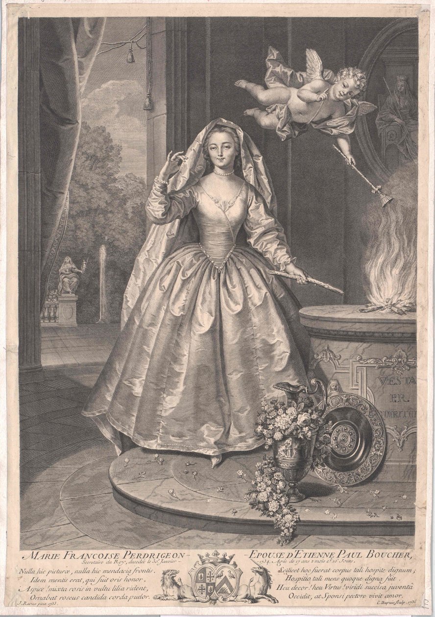 Marie Francoise Perdrigeon door Artist Unknown