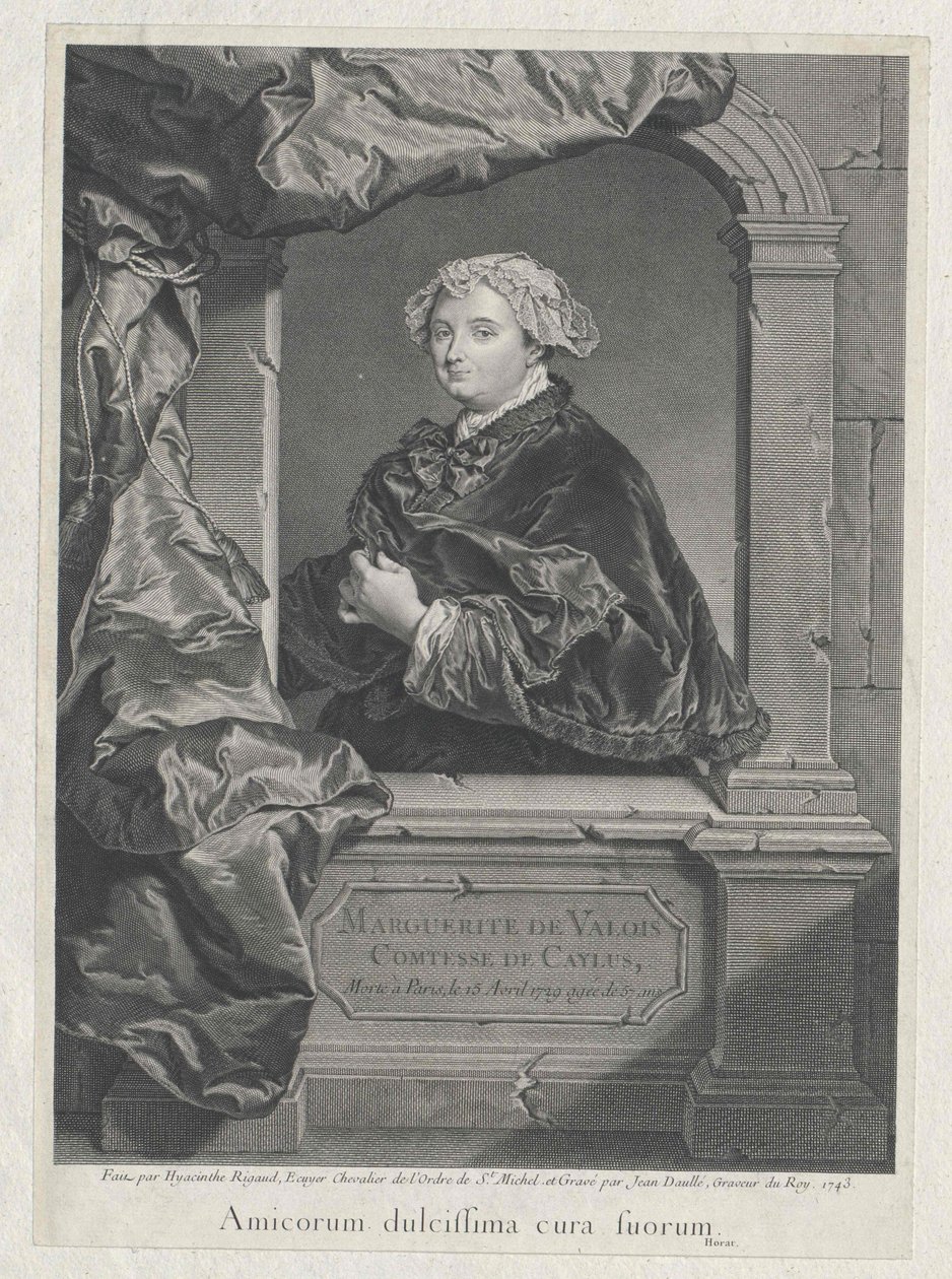 Marthe-Marguerite Le Valois de Villette de Murcay door Artist Unknown