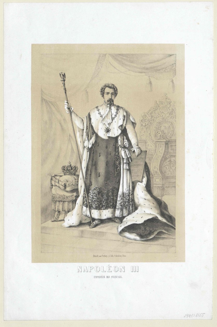 Napoleon III Keizer van de Fransen, door Artist Unknown