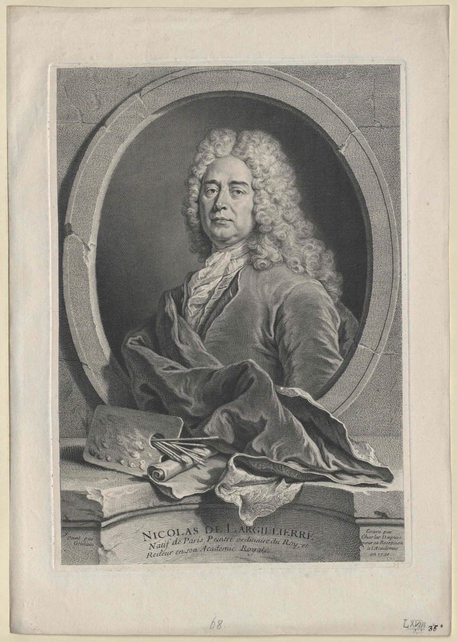 Nicolas de Largilliere door Artist Unknown