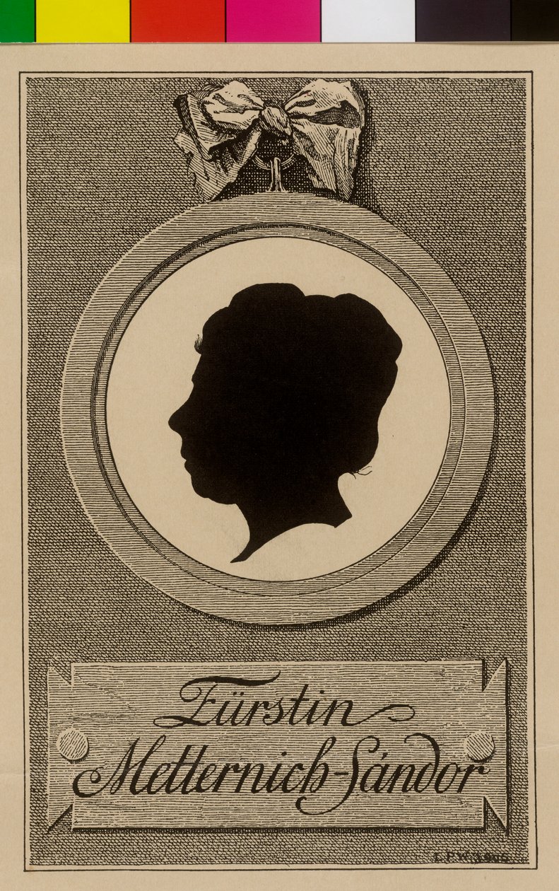 Pauline gravin Sandor von Slavnicza (prent) door Artist Unknown