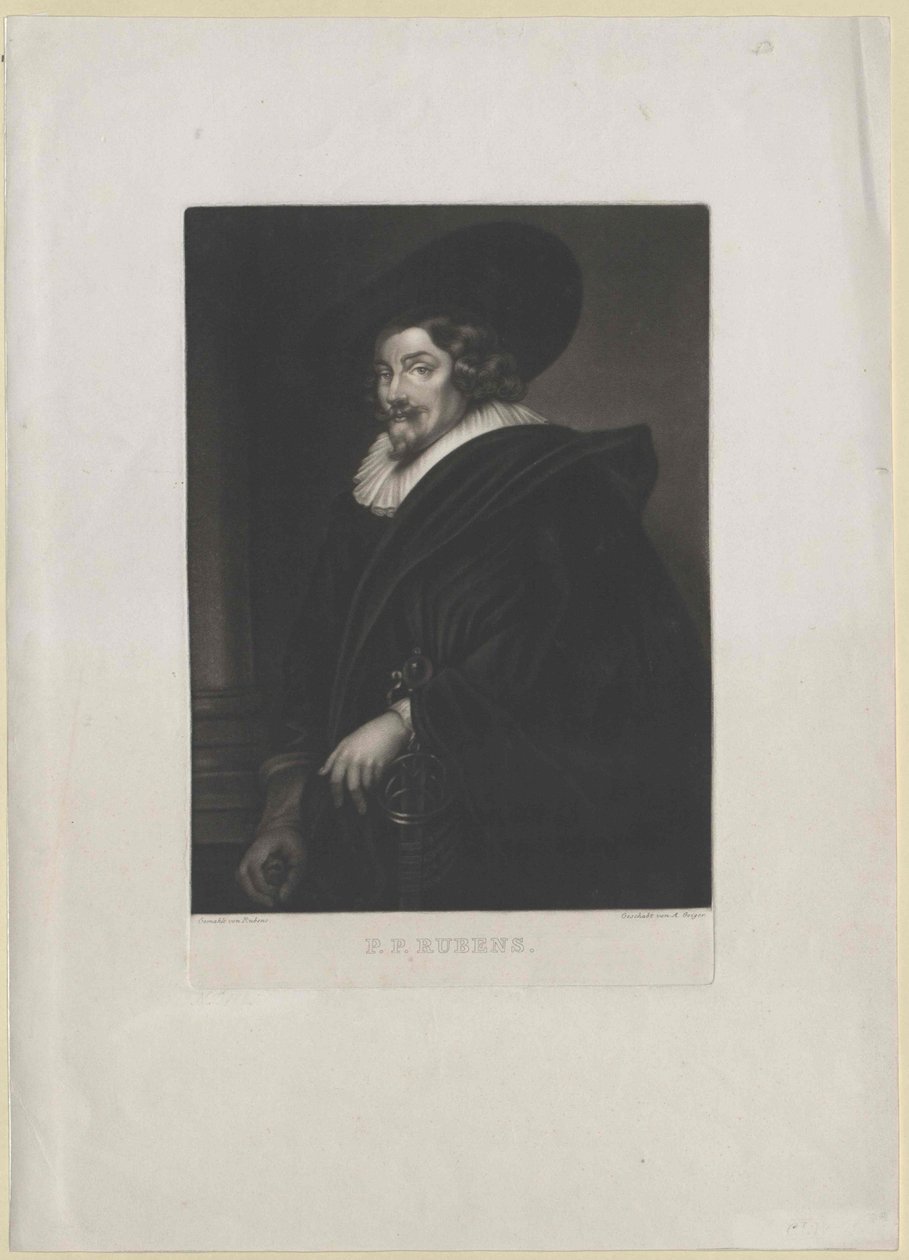 Peter Paul Rubens door Artist Unknown
