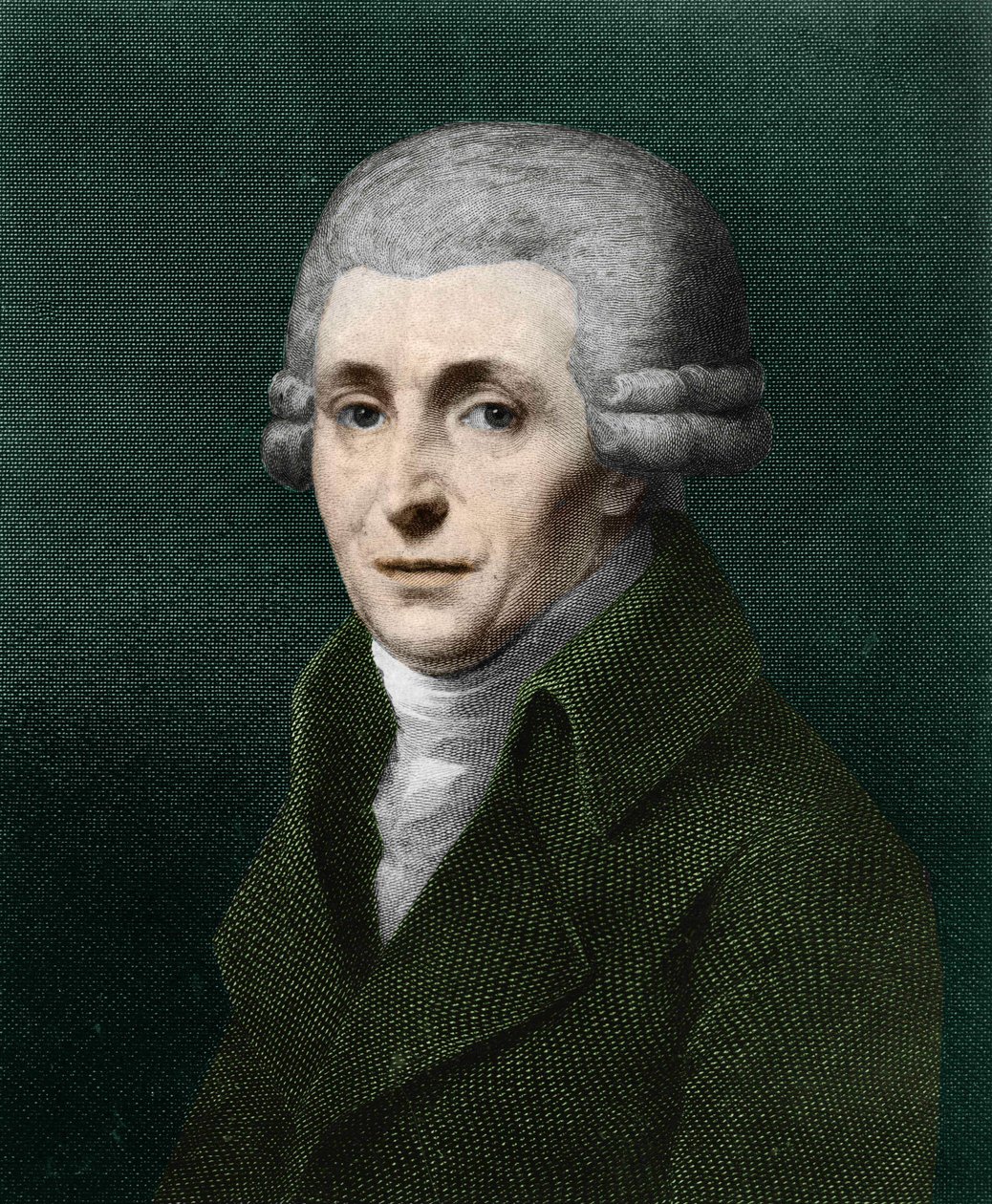 Portrait of Franz Joseph Haydn (1732-1809). door Artist Unknown