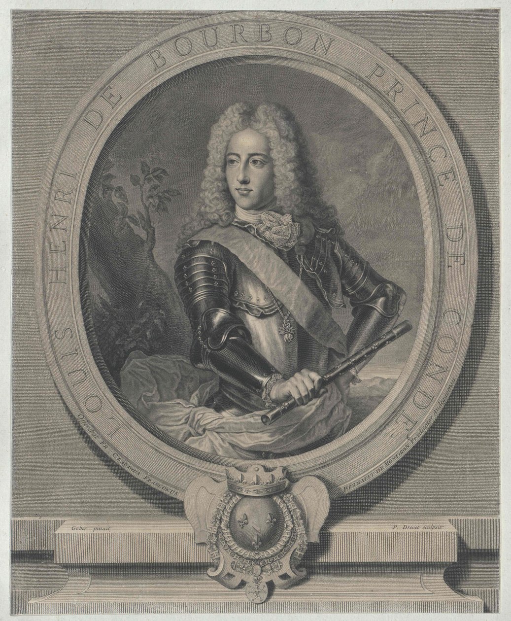 Prins van Conde Louis Henry door Artist Unknown
