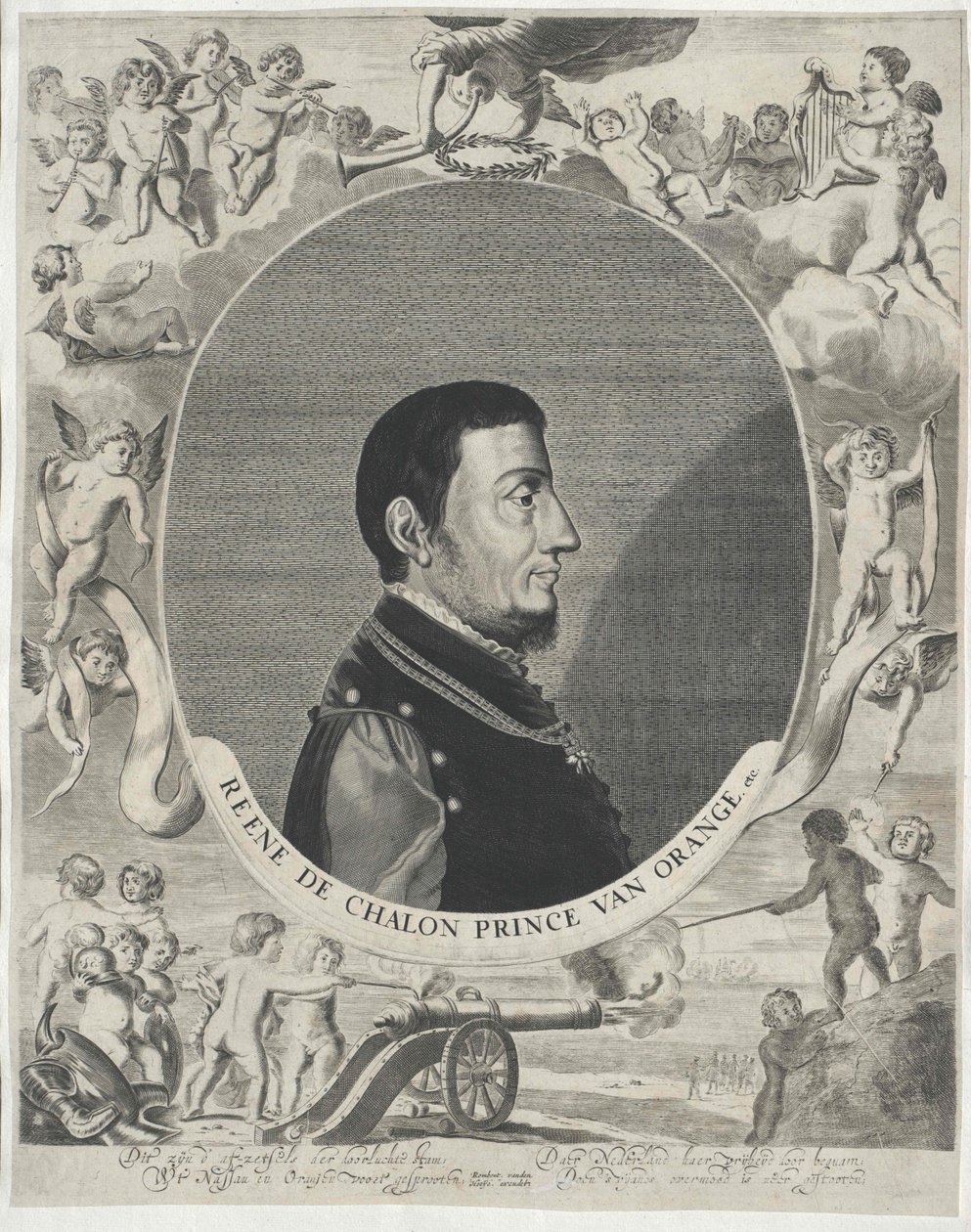 Prins van Oranje Renatus von Chalon door Artist Unknown