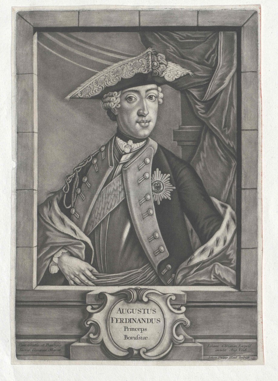 Prins van Pruisen Ferdinand door Artist Unknown