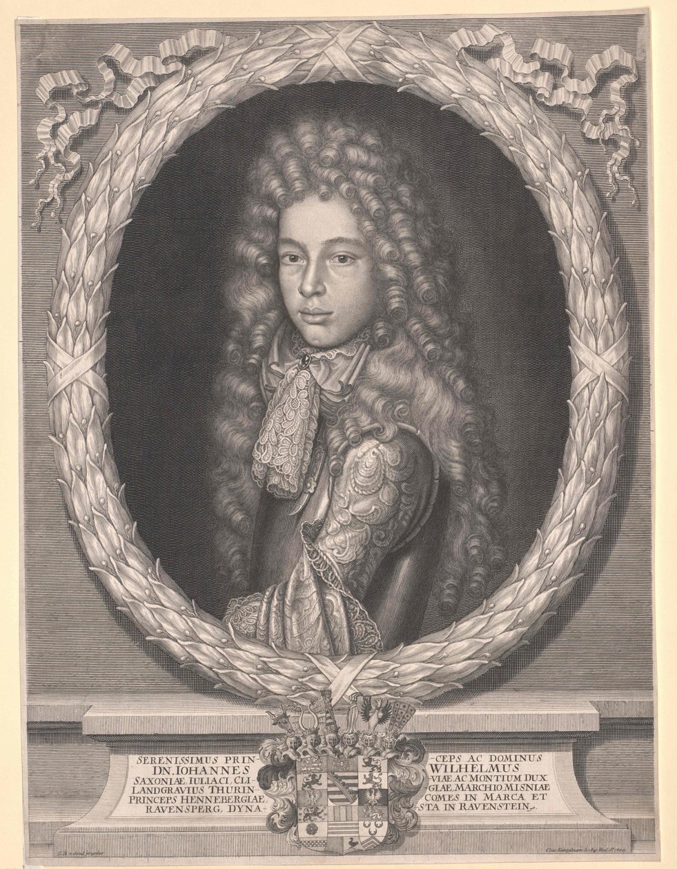 Prins van Saksen-Gotha Johann Wilhelm door Artist Unknown