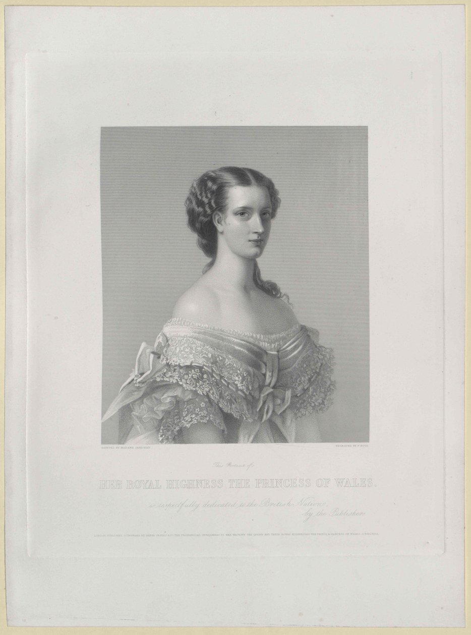 Prinses van Denemarken Alexandra door Artist Unknown