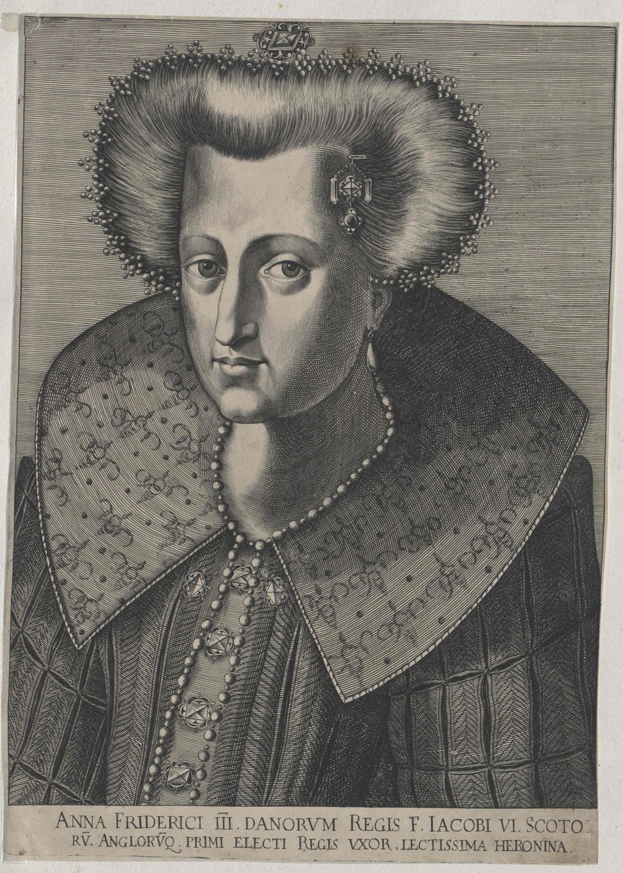 Prinses van Denemarken Anna door Artist Unknown