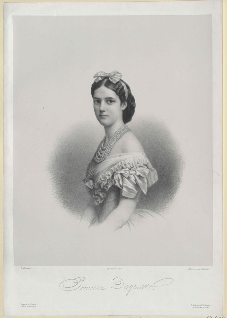 Prinses van Denemarken Dagmar door Artist Unknown