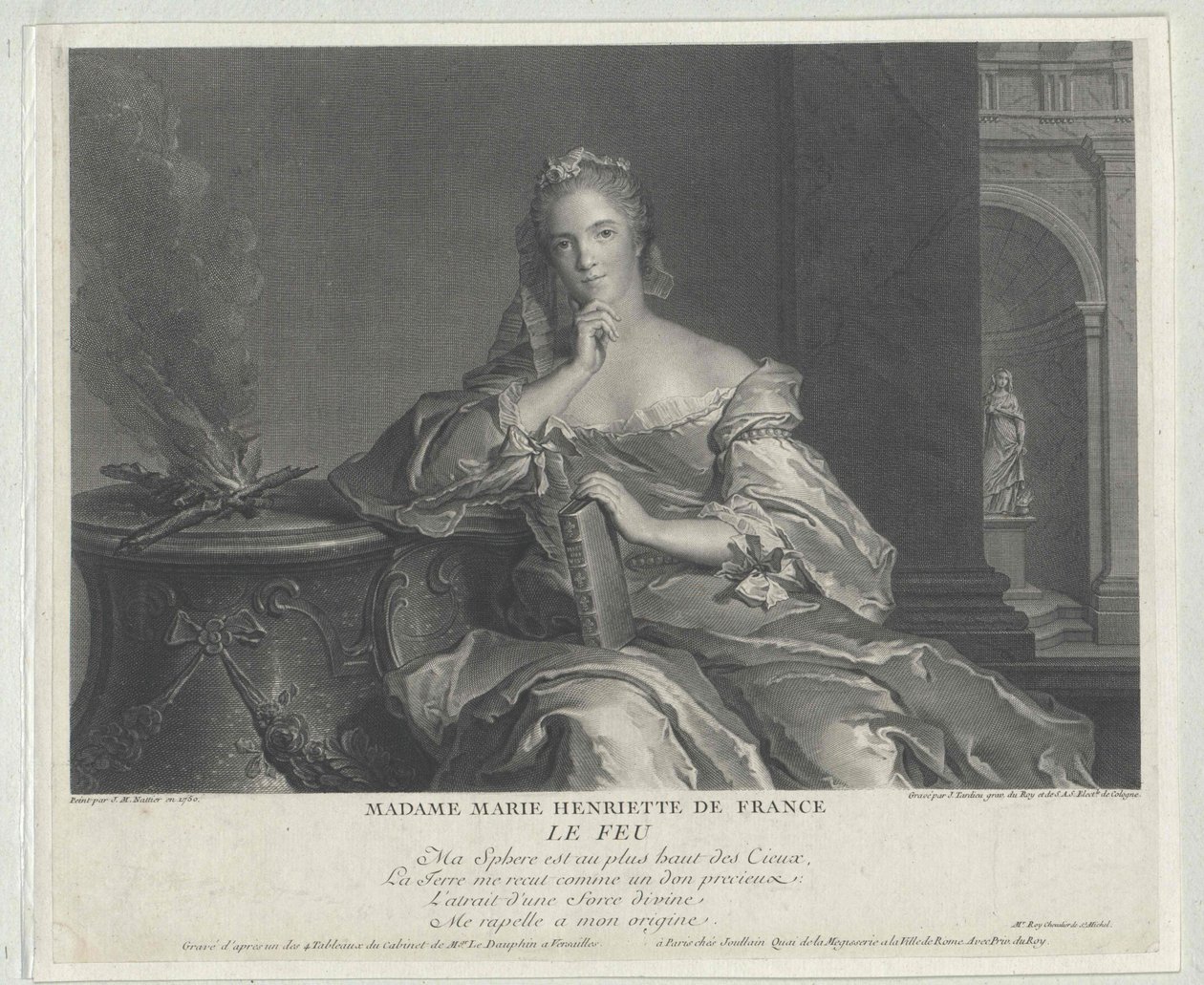 Prinses van Frankrijk Marie Henriette door Artist Unknown