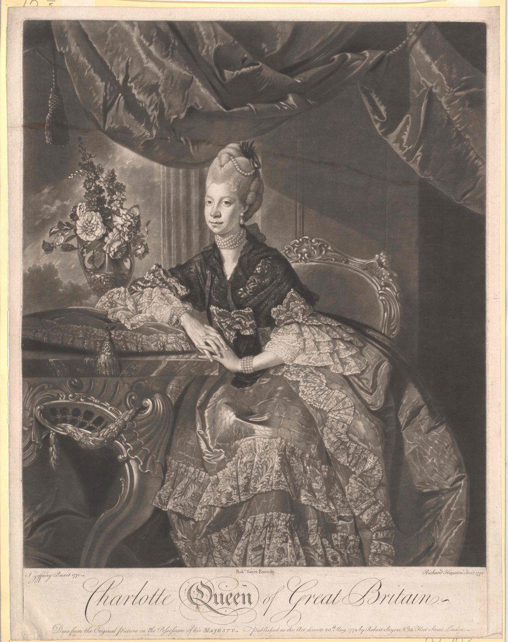 Prinses van Mecklenburg-Strelitz Sophie Charlotte door Artist Unknown