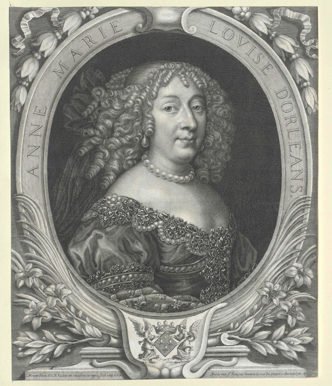 Prinses van Orléans Anne Mary Louise door Artist Unknown
