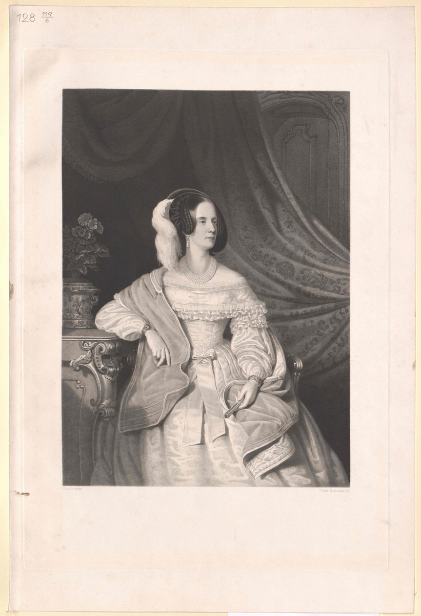 Prinses van Savoyen-Sardinien Maria Anna door Artist Unknown