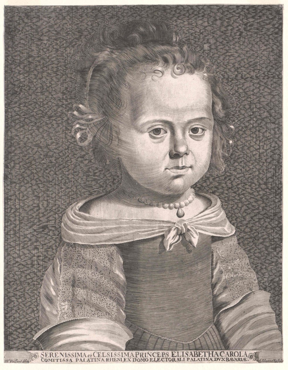 Prinses van het paleis Elisabeth Charlotte door Artist Unknown