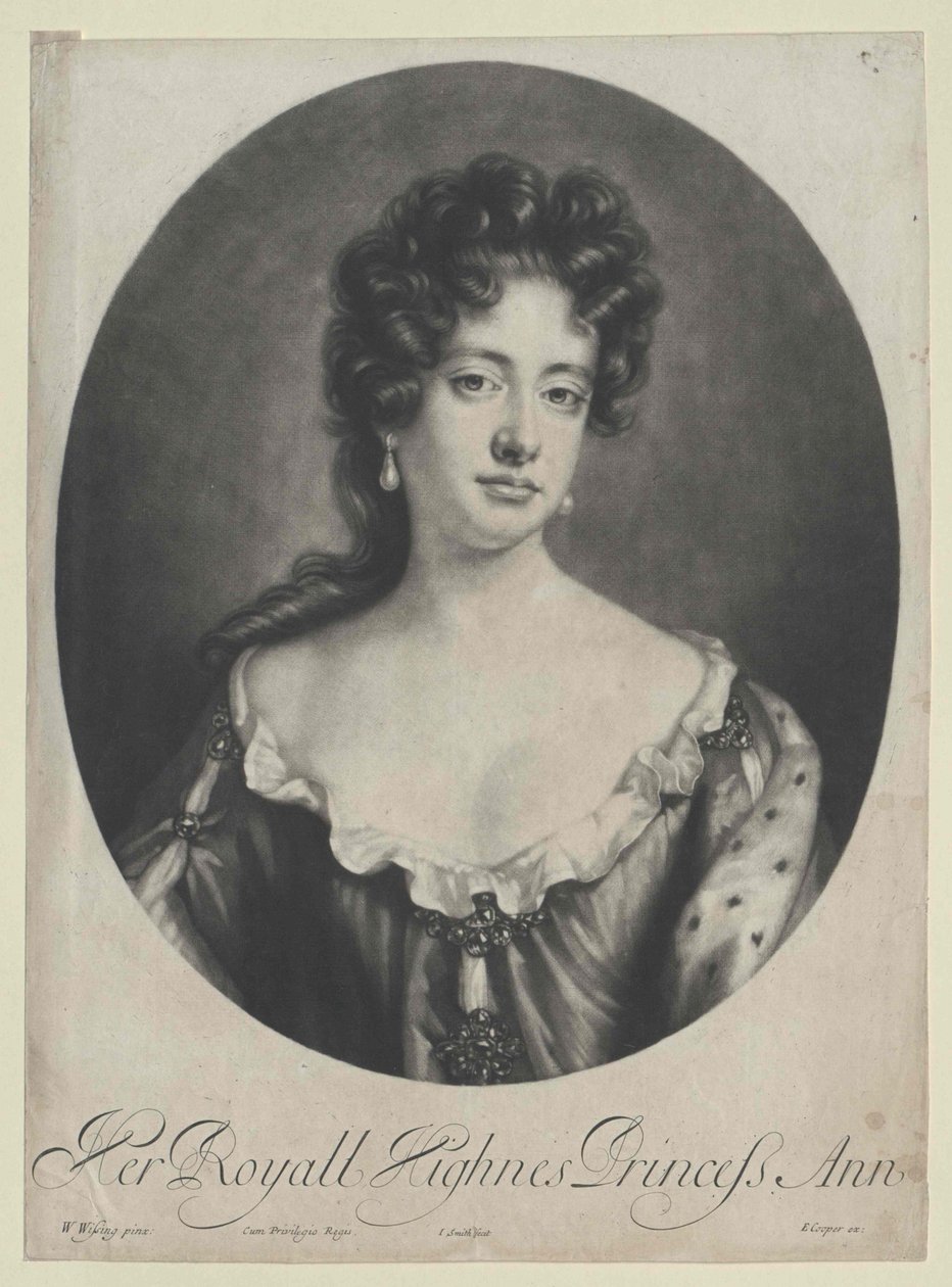 Koningin van Engeland Anne door Artist Unknown