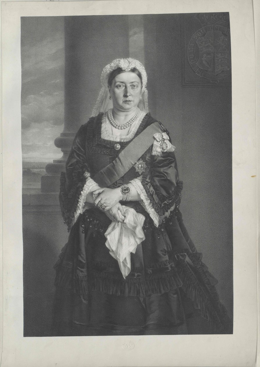 Koningin van Groot-Brittannië Victoria door Artist Unknown