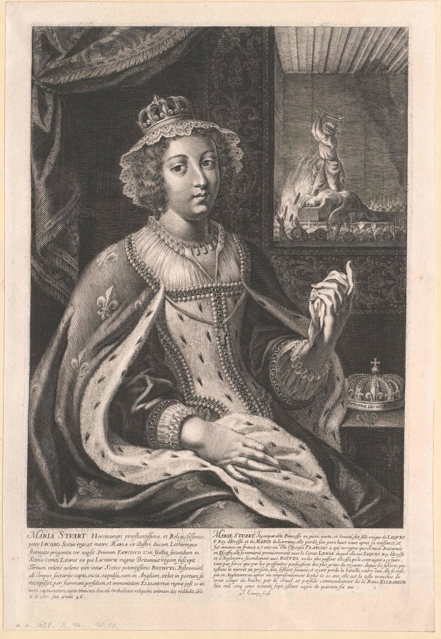 Koningin van Schotland Mary Stuart door Artist Unknown