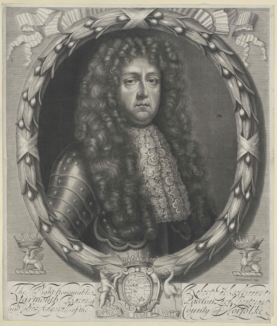 Robert graaf van Yarmouth door Artist Unknown