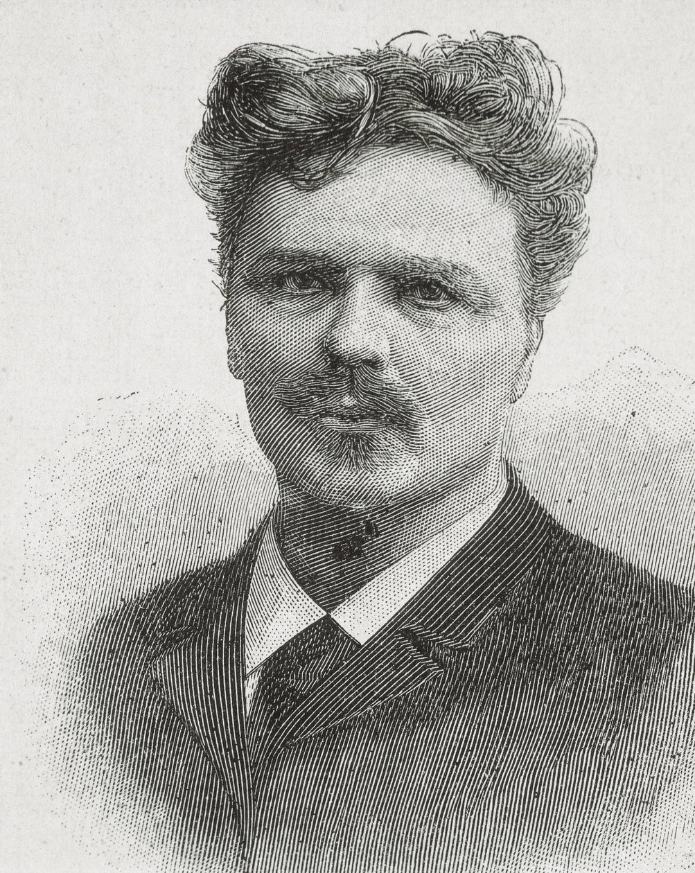 STRINDBERG, August (1849-1912). Portret van August Strindberg. Gravure. door Artist Unknown