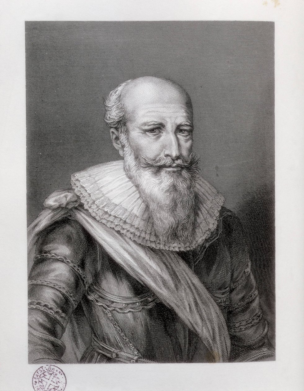 SULLY, Maximiliaan van Bethune, hertog van (1560-1641). Engelse staatsman. Ets. SPANJE. CATALONIË. Barcelona. Biblioteca de Catalunya (Nationale Bibliotheek van Catalonië) door Artist Unknown