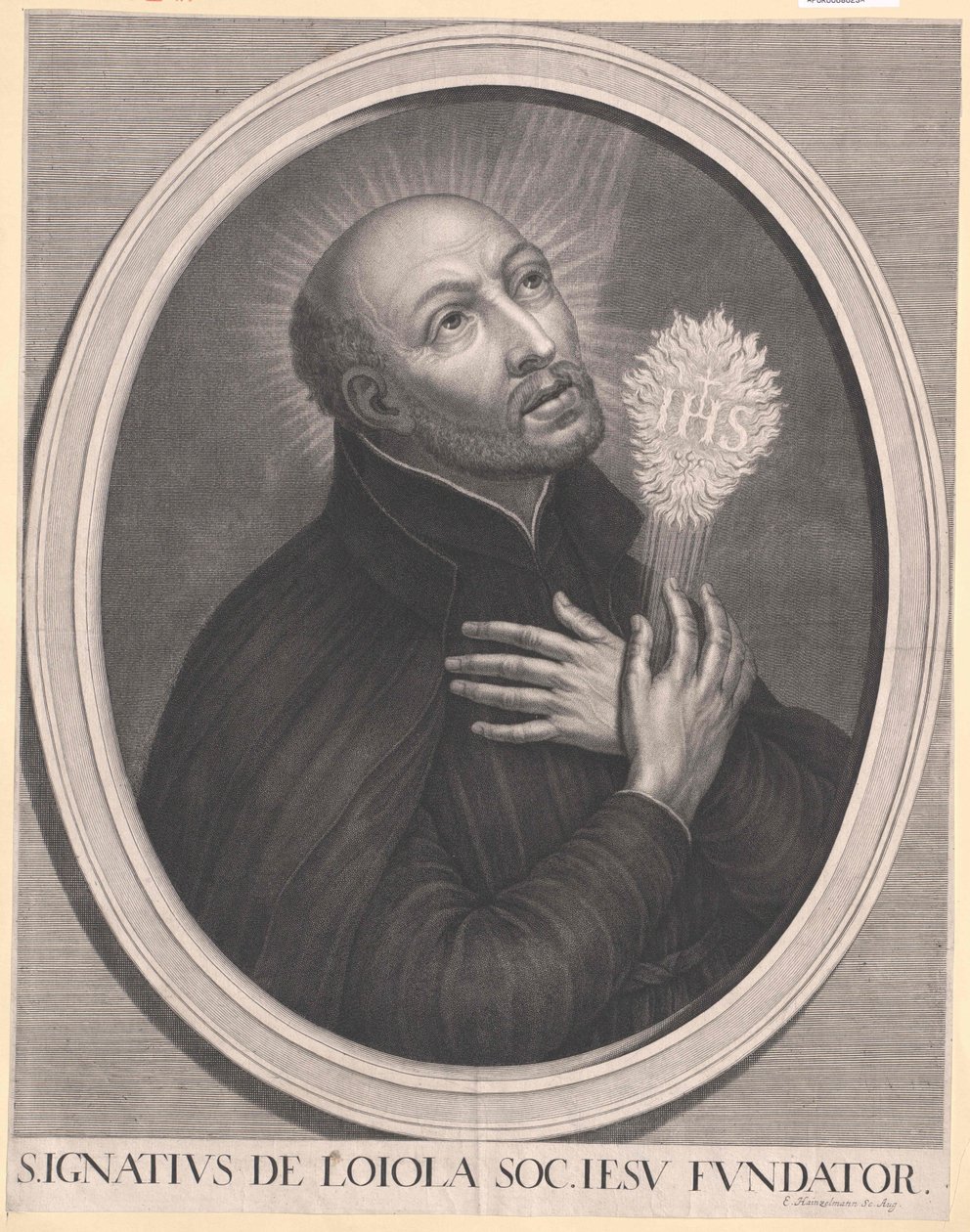 Heilige Ignace van Loyola door Artist Unknown