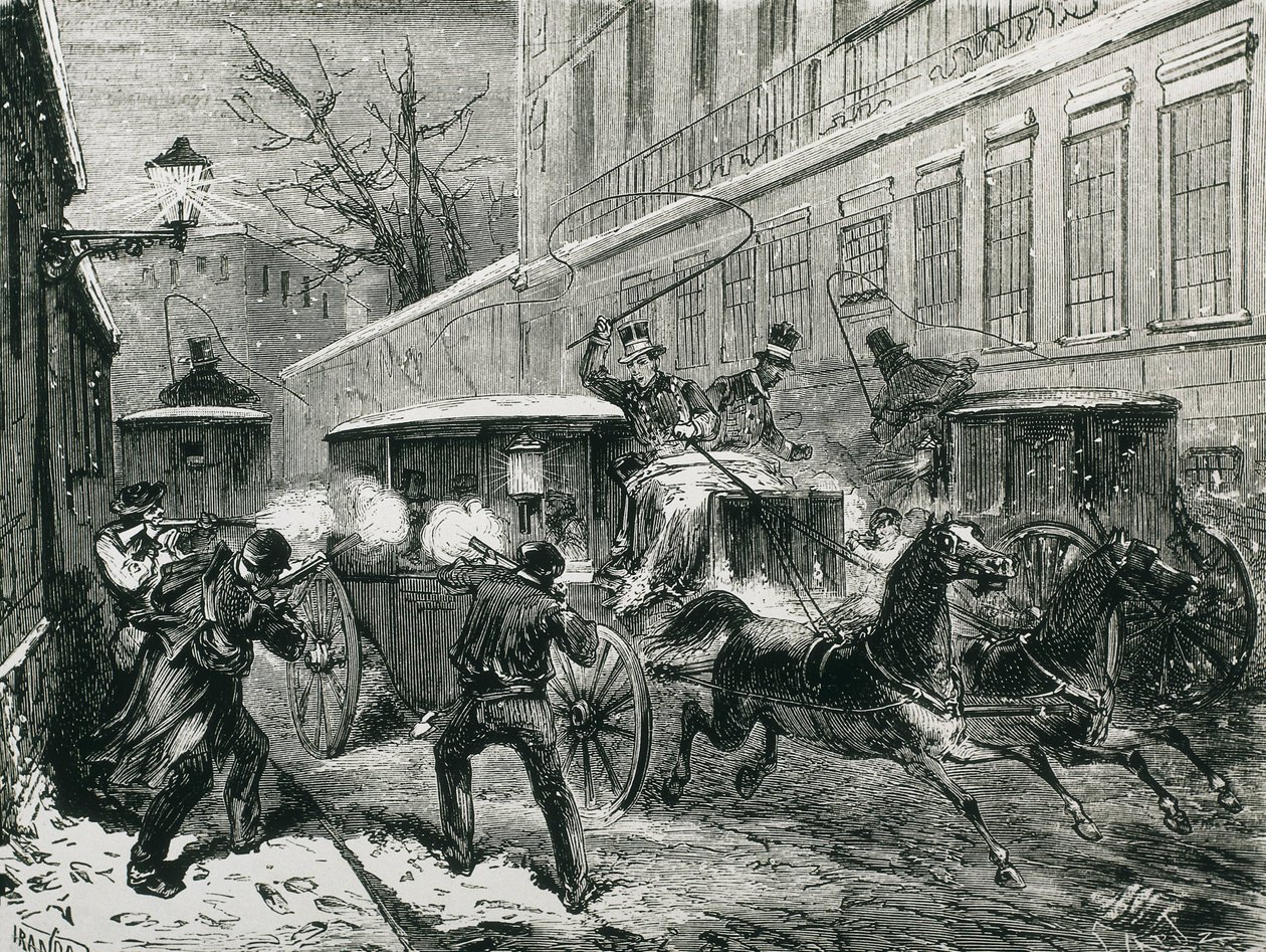 Spanje (1870). Moord op generaal Prim (Madrid, 27 december) door Artist Unknown