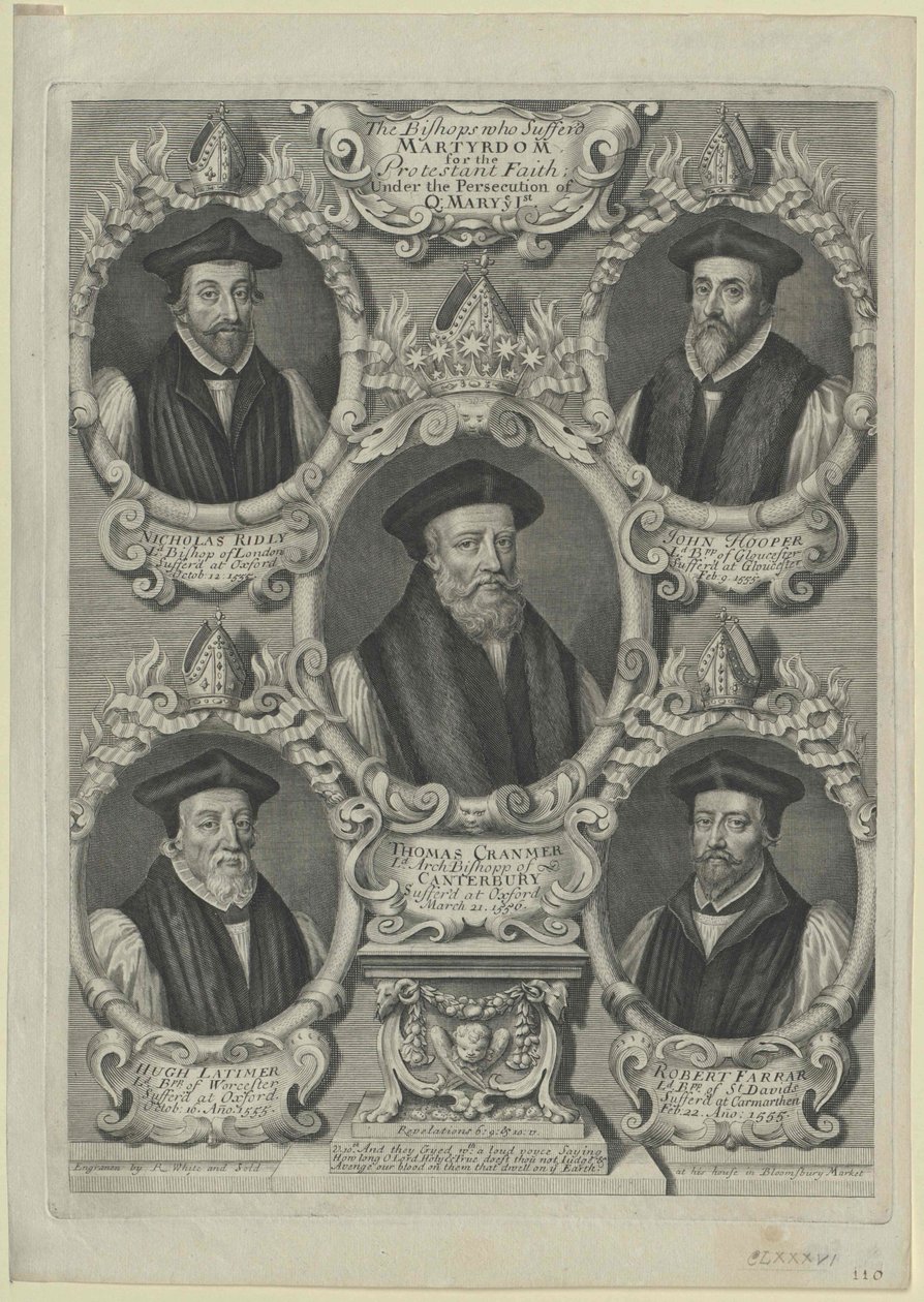 Thomas Cranmer door Artist Unknown