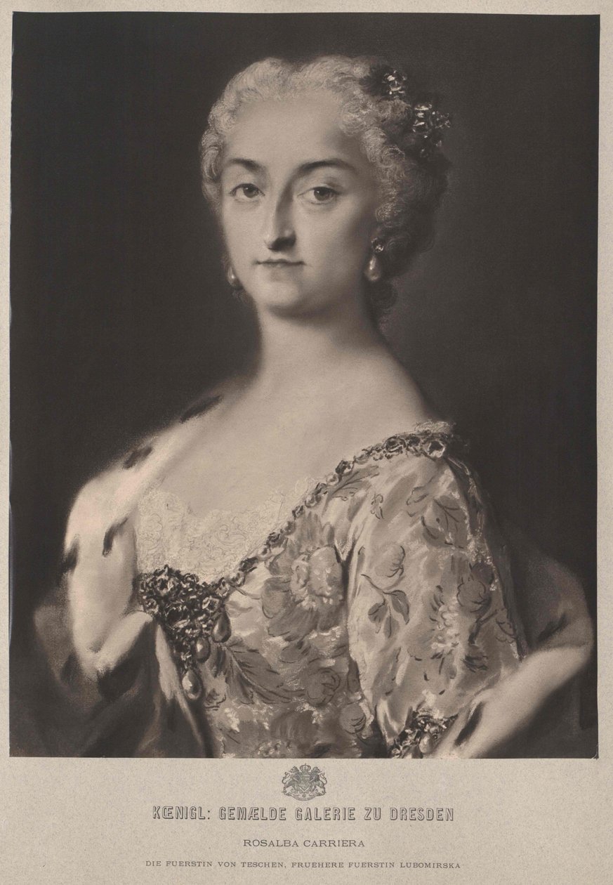 Ursula Catherine Lubomirski door Artist Unknown