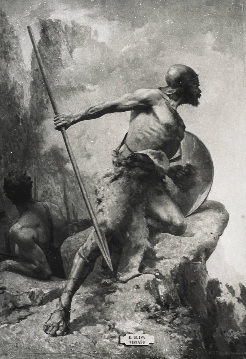 VIRIATHUS (190-139 v.Chr.). Leider van het Lusitaanse volk dat zich verzette tegen de Romeinse expansie in de westelijke regio