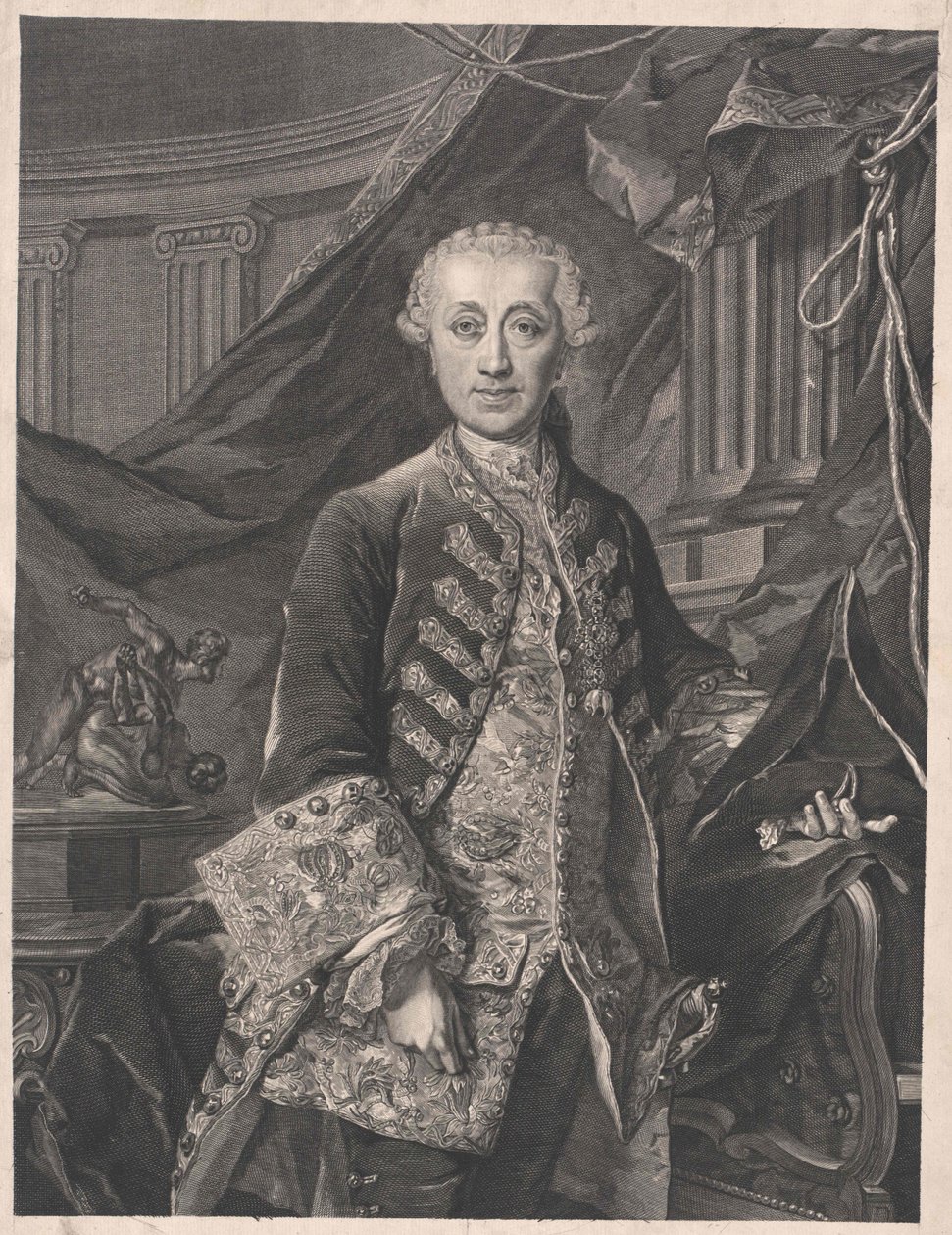 Wenzel Anton prins van Kaunitz-Rietberg door Artist Unknown