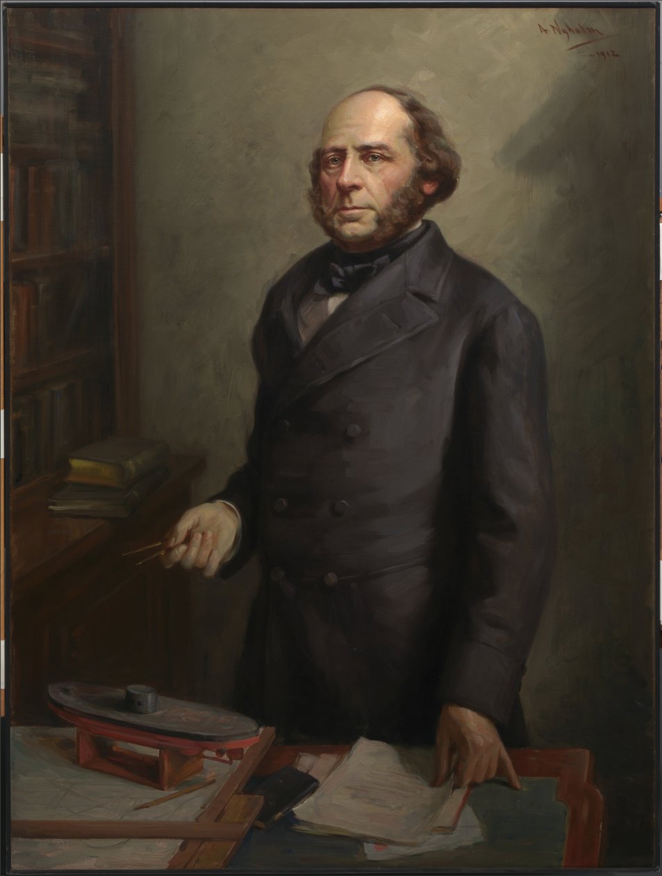 John Ericsson door Arvid Frederick Nyholm