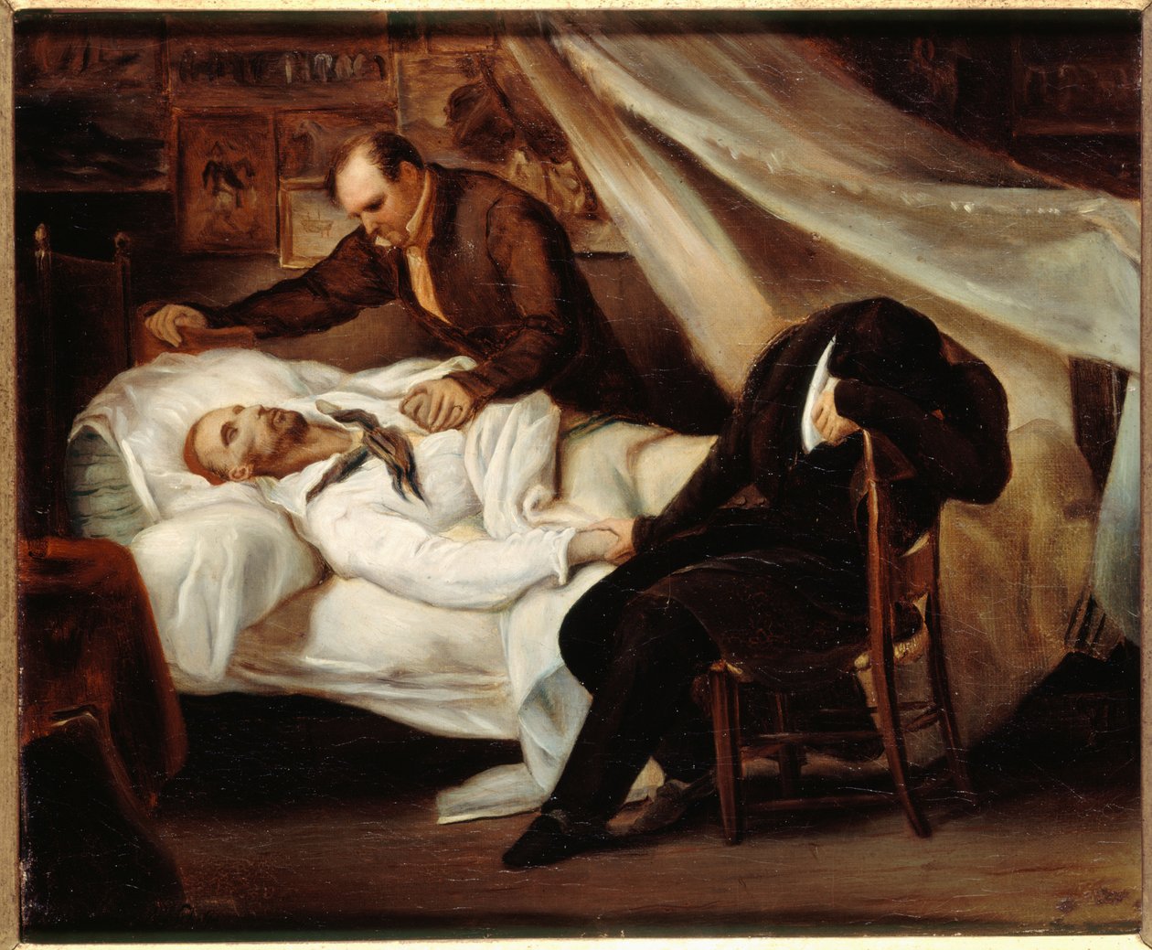 De dood van Géricault door Ary Scheffer