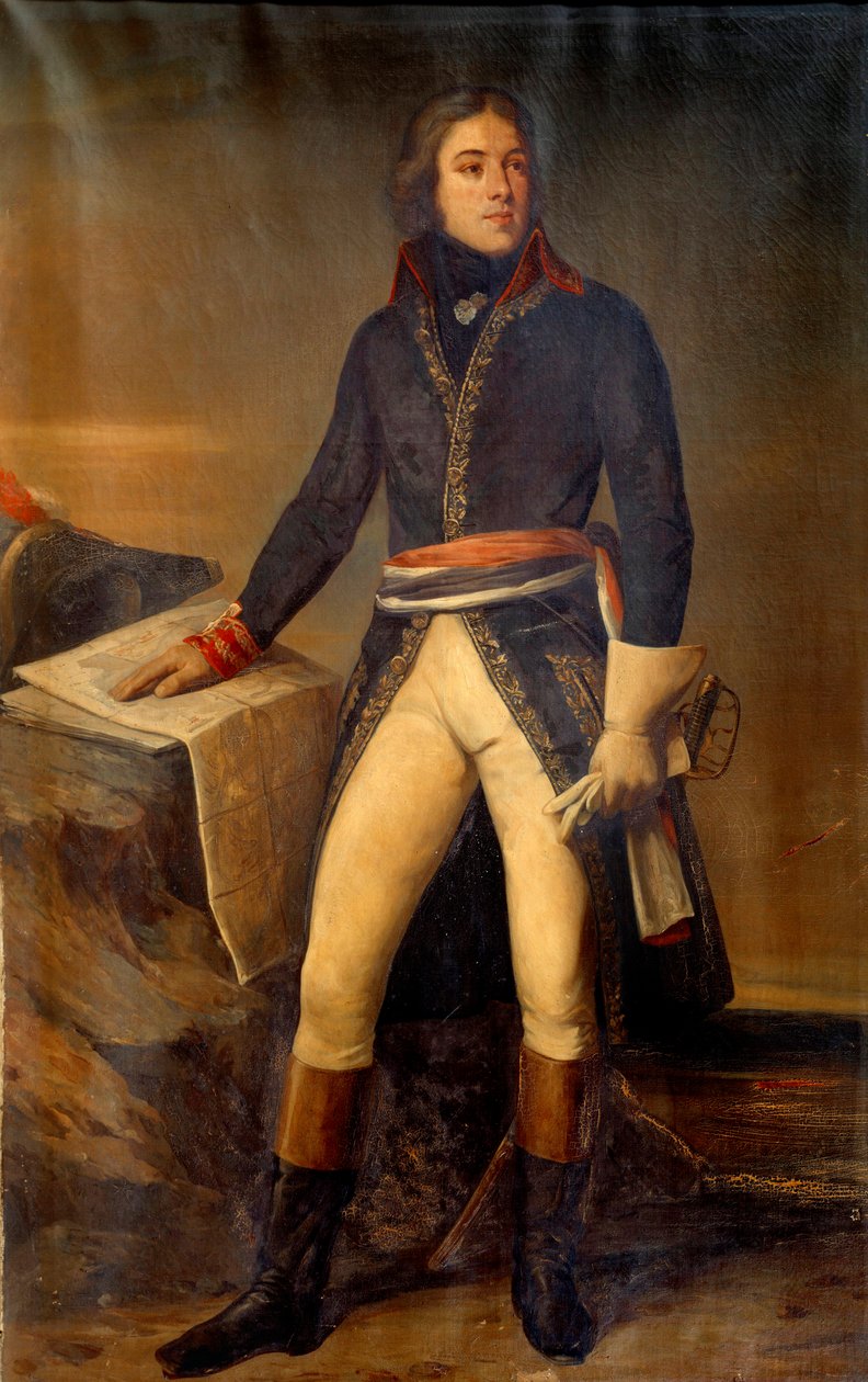 Portret van generaal Lazare Louis Hoche door Ary Scheffer