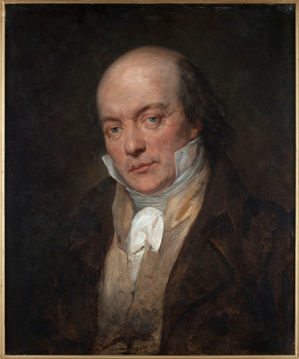 Portret van Pierre-Jean de Béranger 1780-1857, 1828 door Ary Scheffer