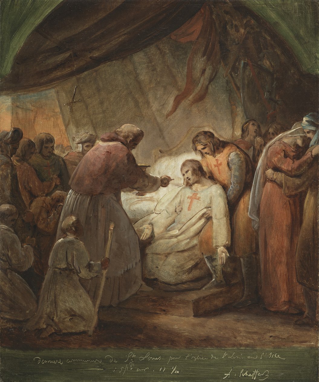 De laatste communie van Sint-Lodewijk door Ary Scheffer