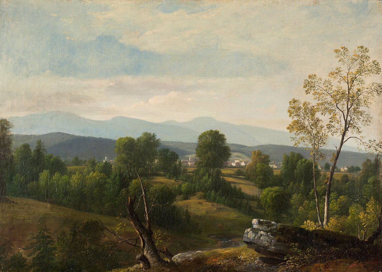 Een uitzicht op de vallei door Asher Brown Durand